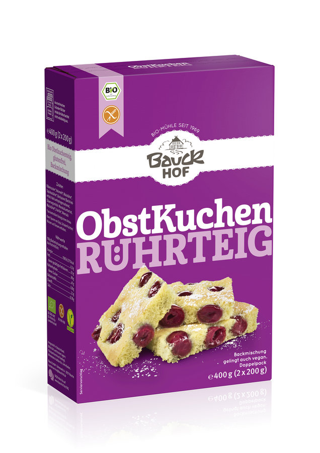 Bauck Bio Obstkuchenteig, 400g Bauck Bio Obstkuchenteig, 400g