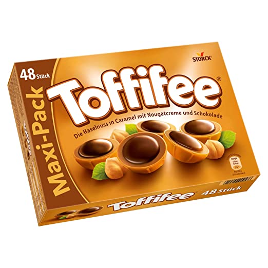 Toffifee – 1 x 400g Maxi-Pack – Haselnuss in Karamell mit Nougatcreme und Schokolade