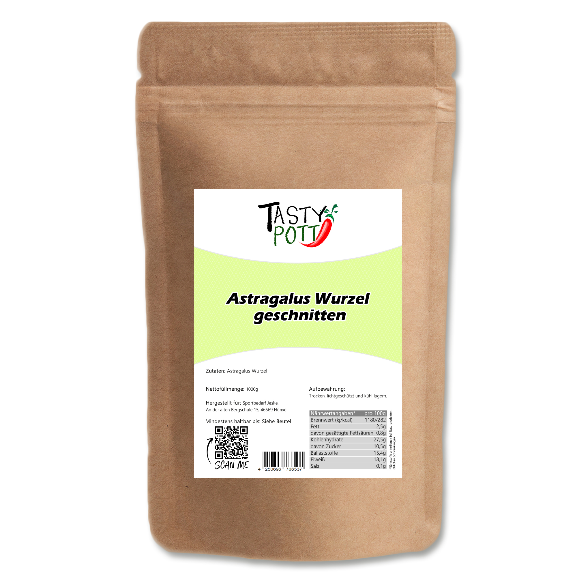 Astragalus Wurzel geschnitten - Tragantwurzel Tragant - Tasty Pott