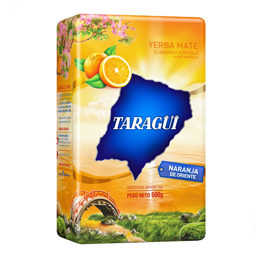 Taragüi Naranja de Oriente - Orange - Mate Tee aus Argentinien 500g Taragüi Naranja de Oriente - Orange - Mate Tee aus Argentinien 500g