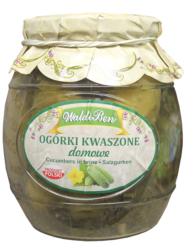 WaldiBen Faßsalzgurken, eingelegt (6x770g) WaldiBen Faßsalzgurken, eingelegt (6x770g)