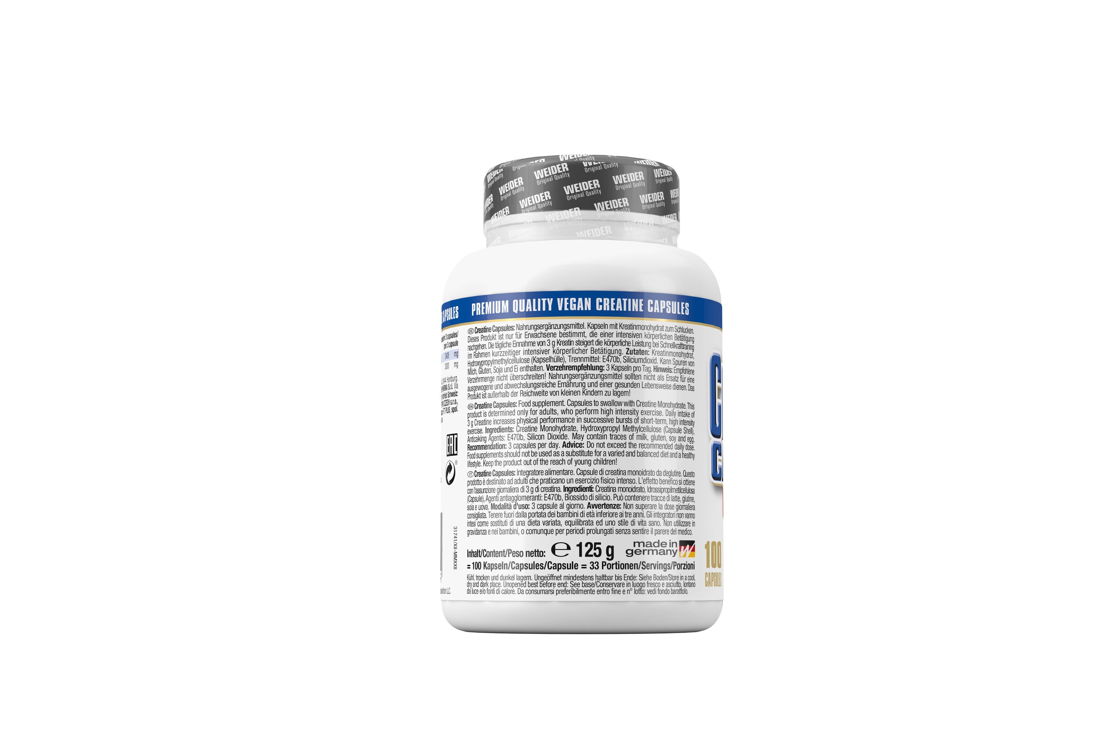Weider Creatine (100 Stück) Weider Creatine (100 Stück)
