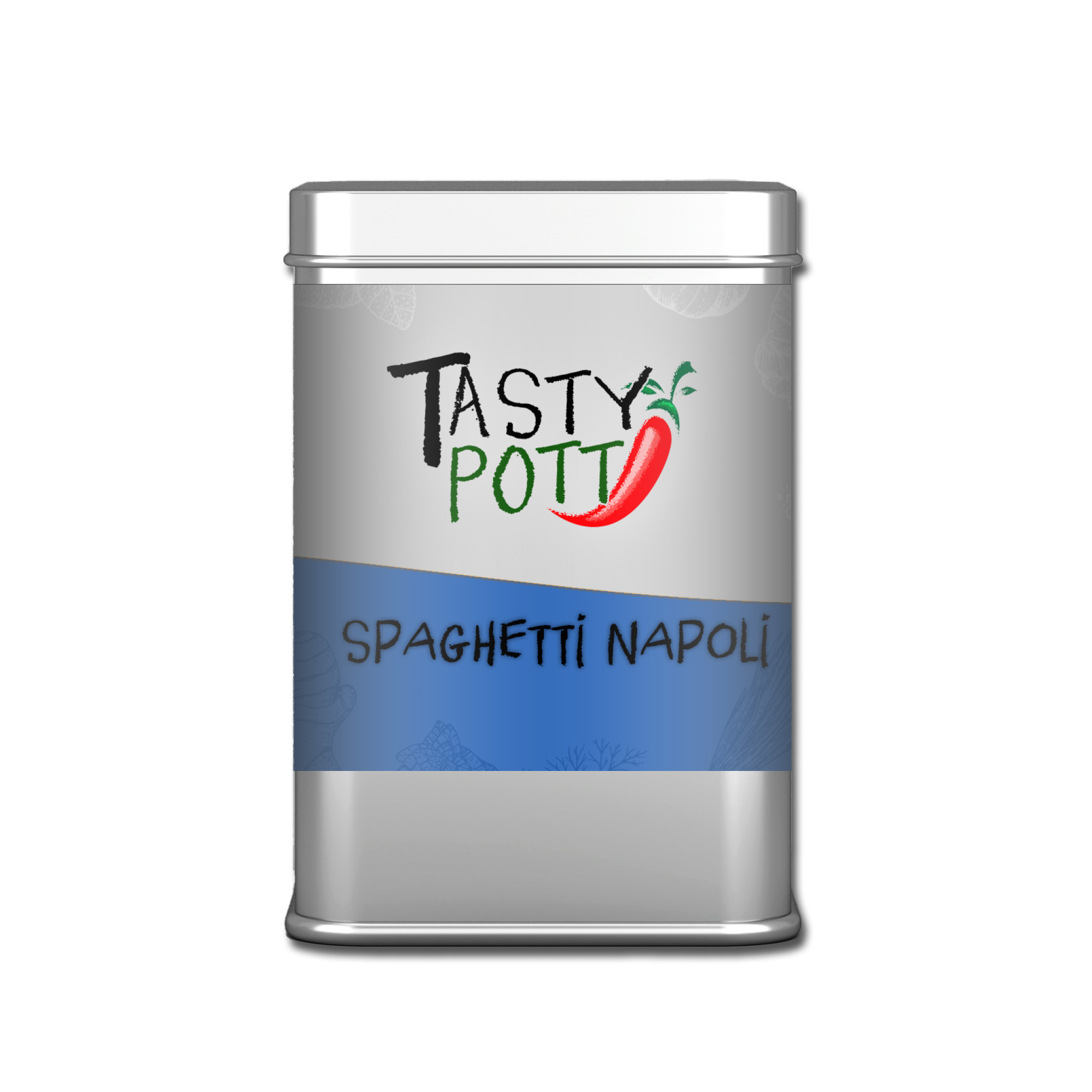 Tasty Pott Spaghetti Napoli Gewürzmischung 70g Dose Tasty Pott Spaghetti Napoli Gewürzmischung 70g Dose