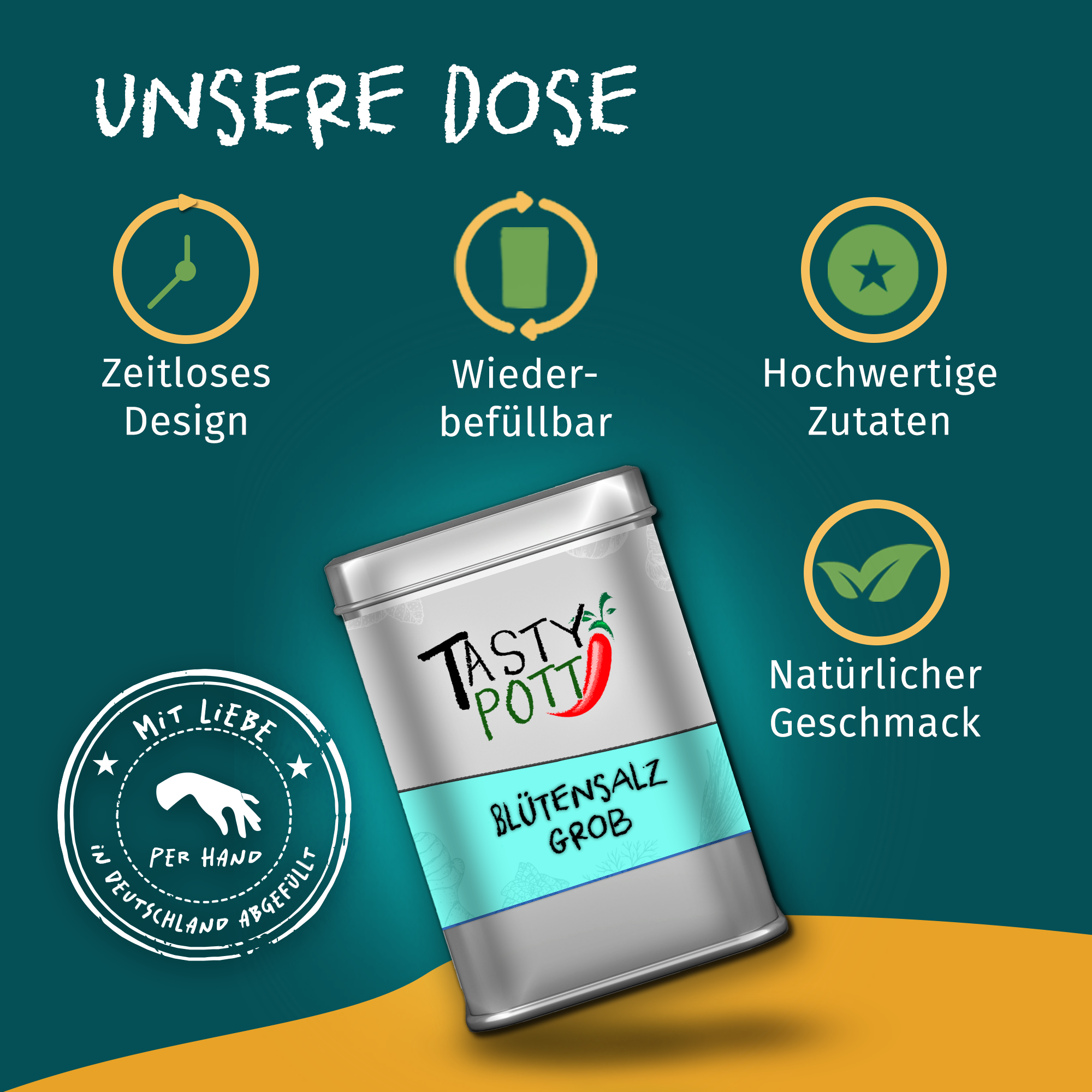 Grobes Blütensalz Salzmischung 100g