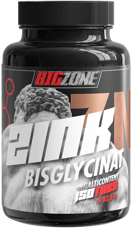 Big Zone Zink Bisglycinat | essentielles Spurenelement, neue Formel mit hoher Bioverfügbarkeit