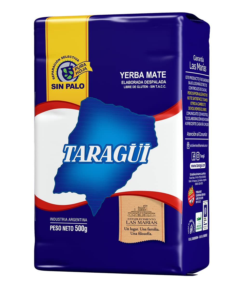 Taragui sin Palo (ohne Stängel) - Mate Tee aus Argentinien 500g Taragui sin Palo (ohne Stängel) - Mate Tee aus Argentinien 500g