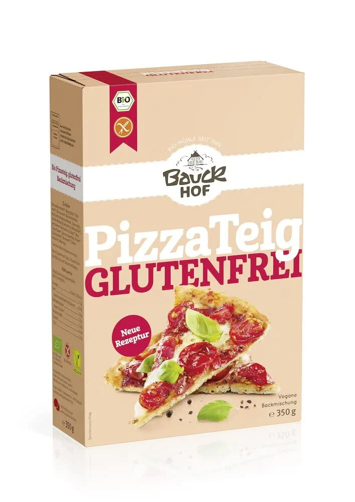Bauck Hof Bio Pizzateig Backmischung, glutenfrei 350 g Bauck Hof Bio Pizzateig Backmischung, glutenfrei 350 g