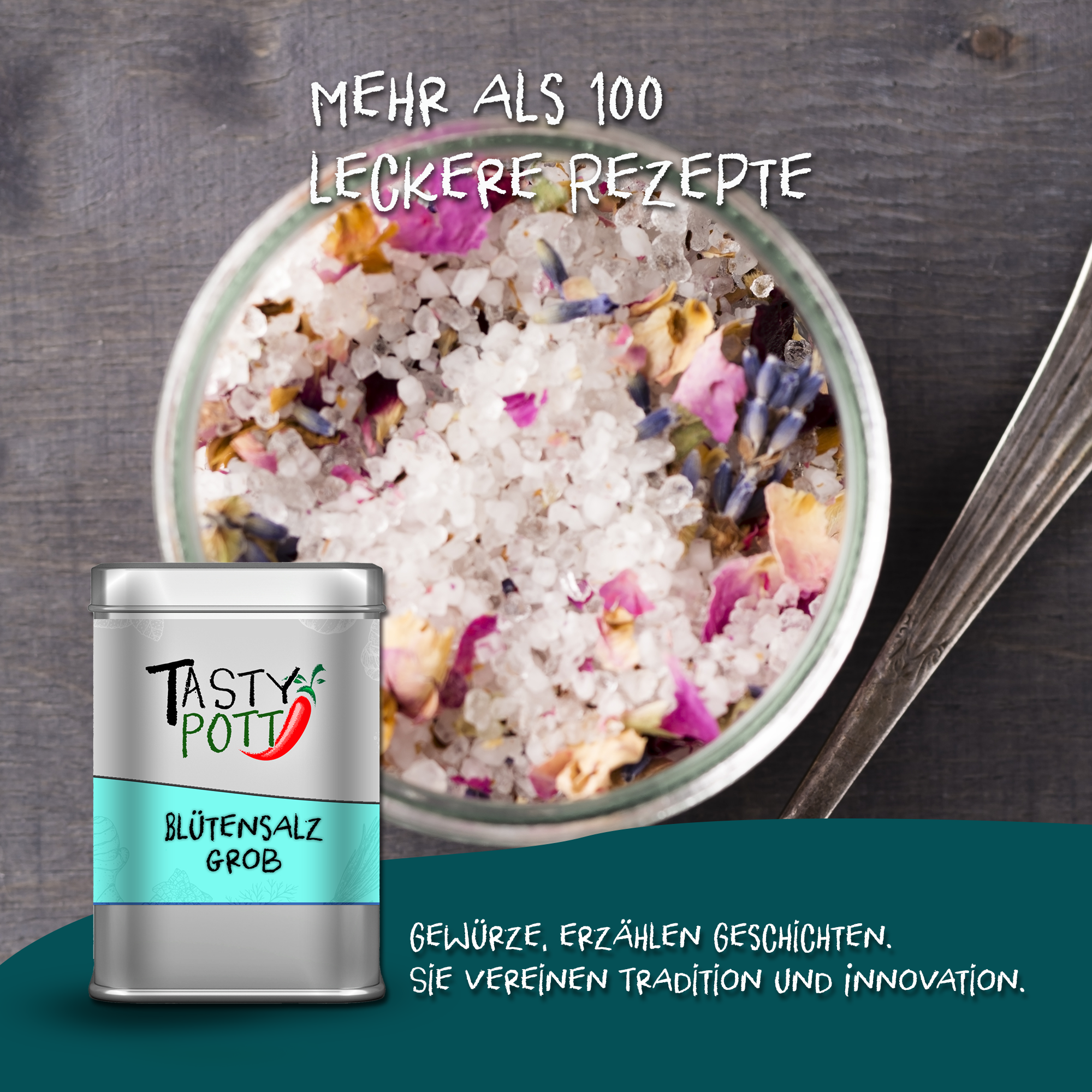 Grobes Blütensalz Salzmischung 100g