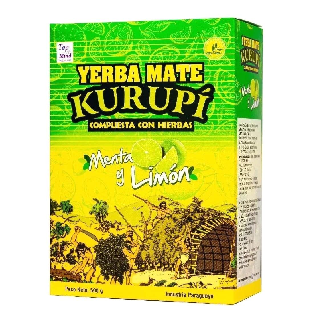 Kurupi Menta y Limón - Mate Tee aus Paraguay (500g) Kurupi Menta y Limón - Mate Tee aus Paraguay (500g)