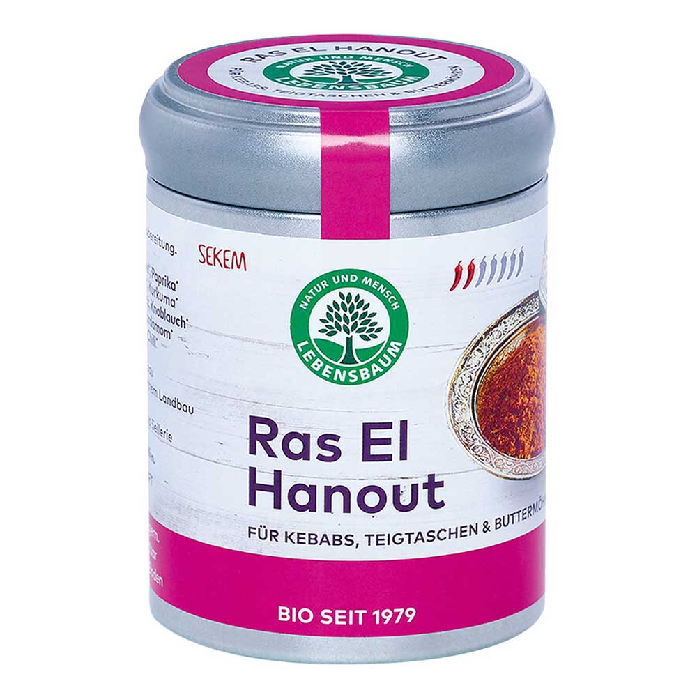 Lebensbaum Bio Gewürz-Mischung Ras El Hanout  60g