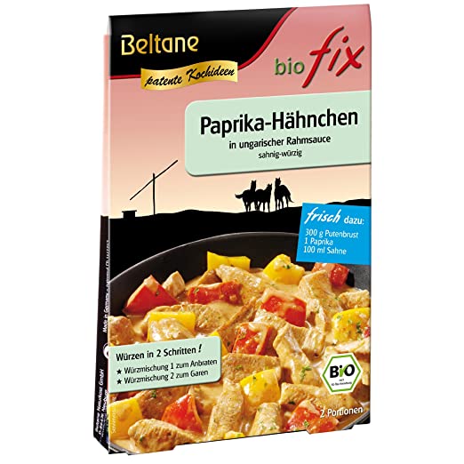 Beltane Biofix Paprika Hähnchen (2 x 19,20 gr) Beltane Biofix Paprika Hähnchen (2 x 19,20 gr)