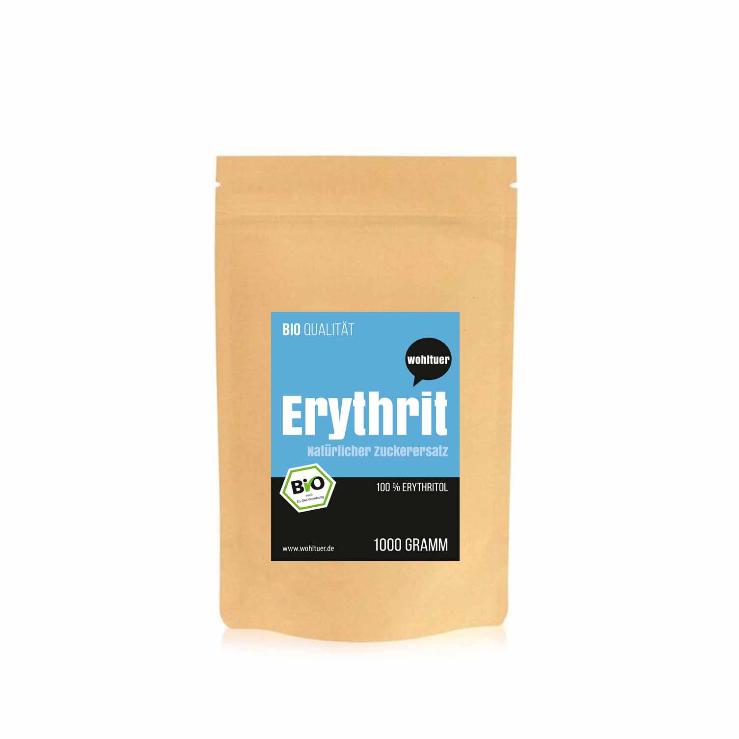 Wohltuer BIO ERYTHRIT Süßmittel  1000g Wohltuer BIO ERYTHRIT Süßmittel  1000g