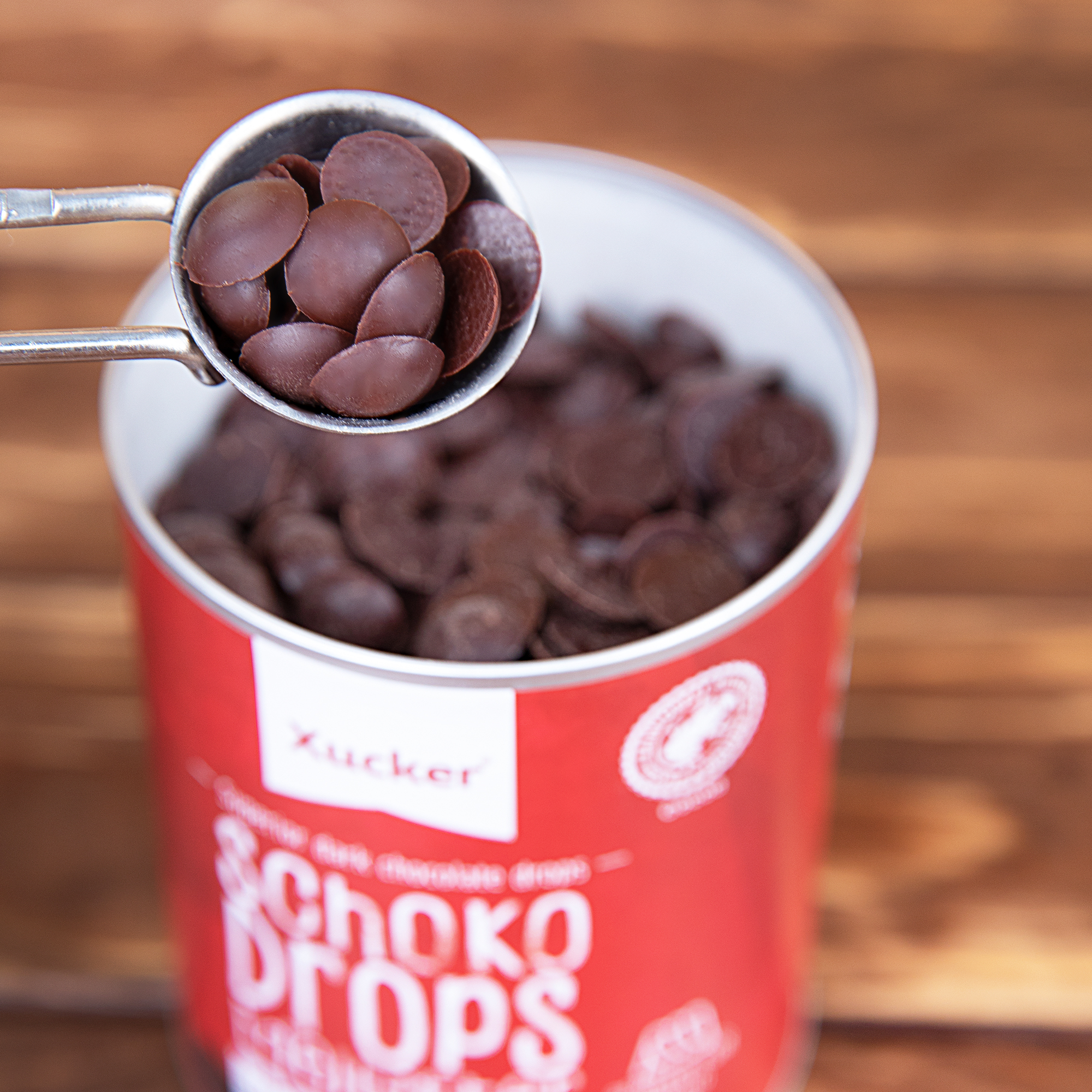 Xucker Chocolate-Drops, Edelbitter Schokolade 200g