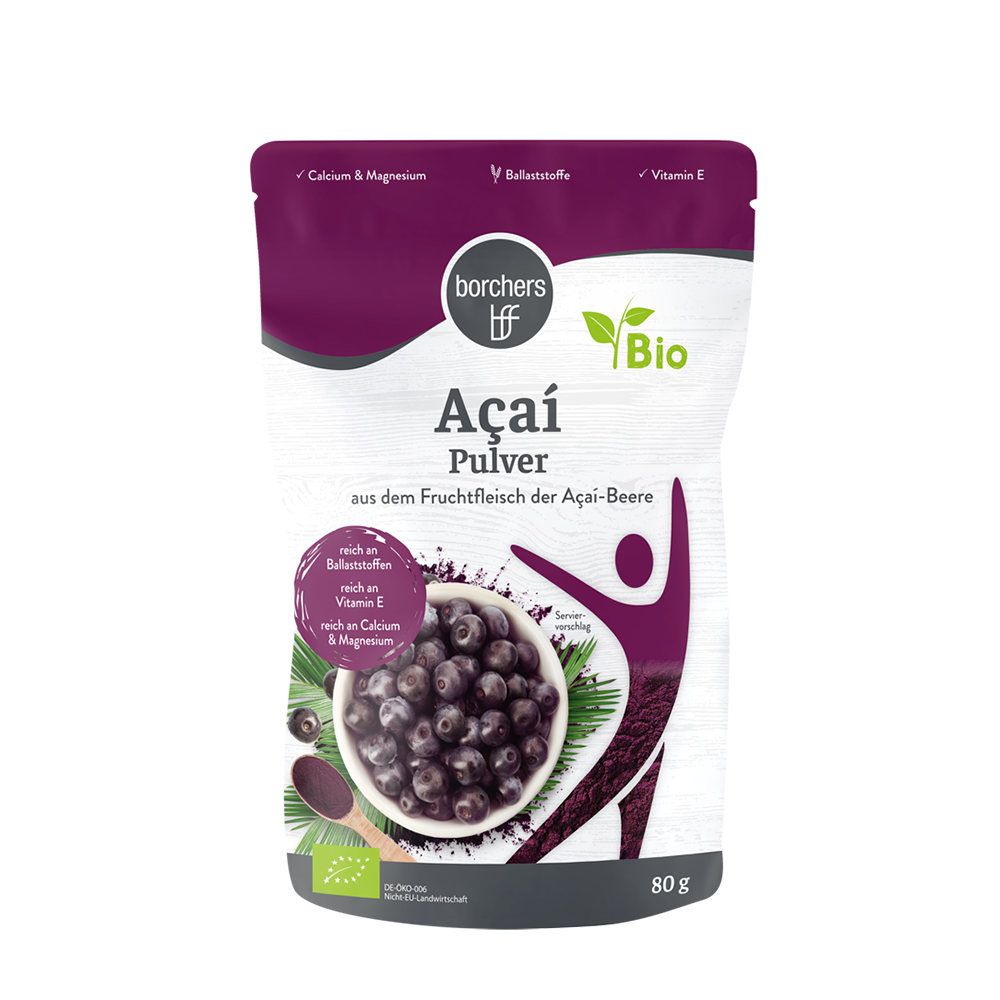 borchers - Açaí-Pulver Bio  80g borchers - Açaí-Pulver Bio  80g