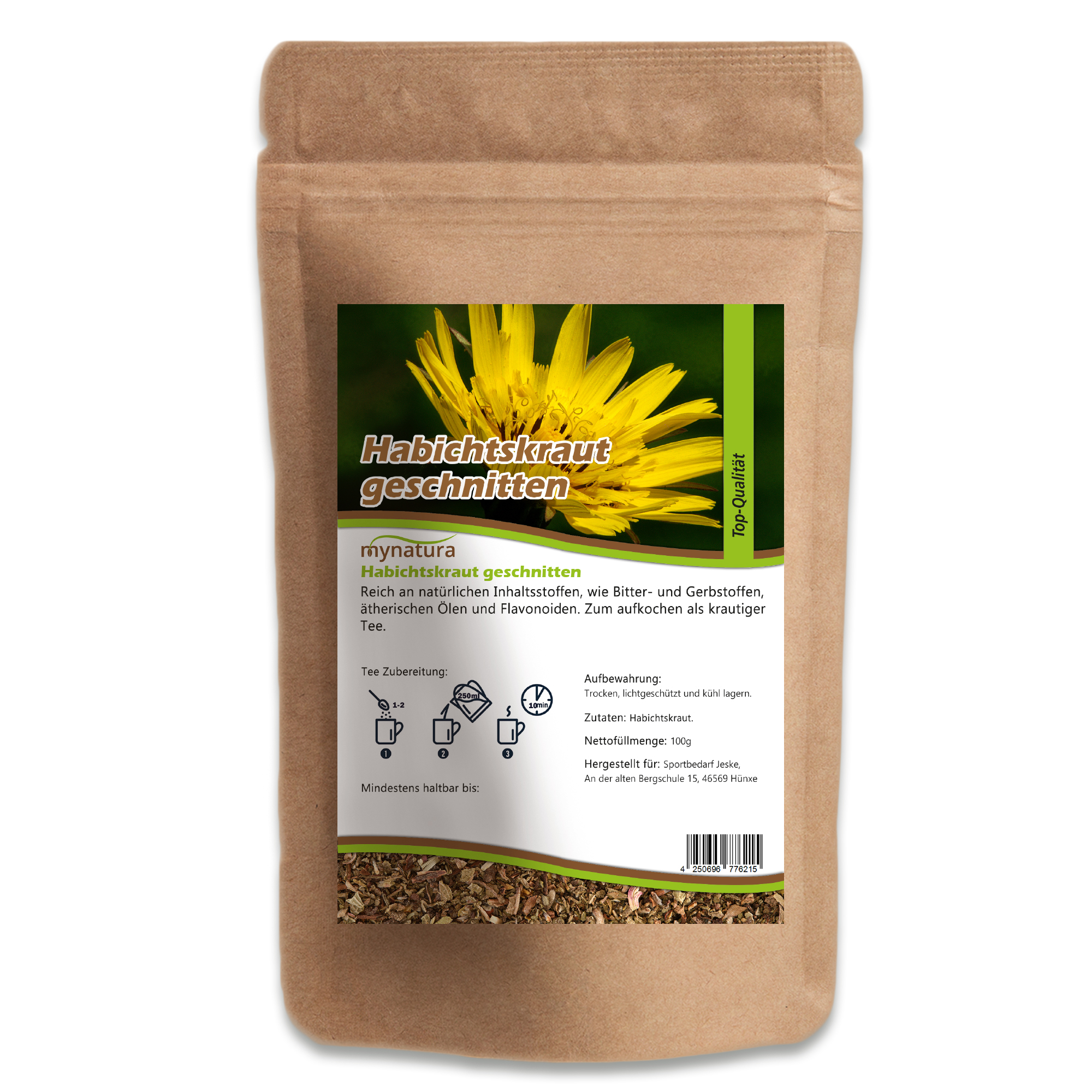 Getrocknetes Habichtskraut geschnitten – naturrein, vielseitig & aromatisch | Mynatura 250g