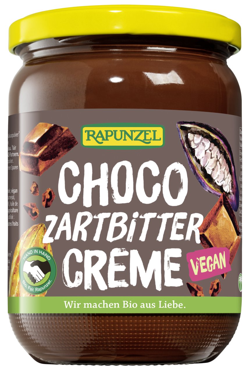 Rapunzel Bio Choco, Zartbitter Schokoaufstrich (500g) Rapunzel Bio Choco, Zartbitter Schokoaufstrich (500g)