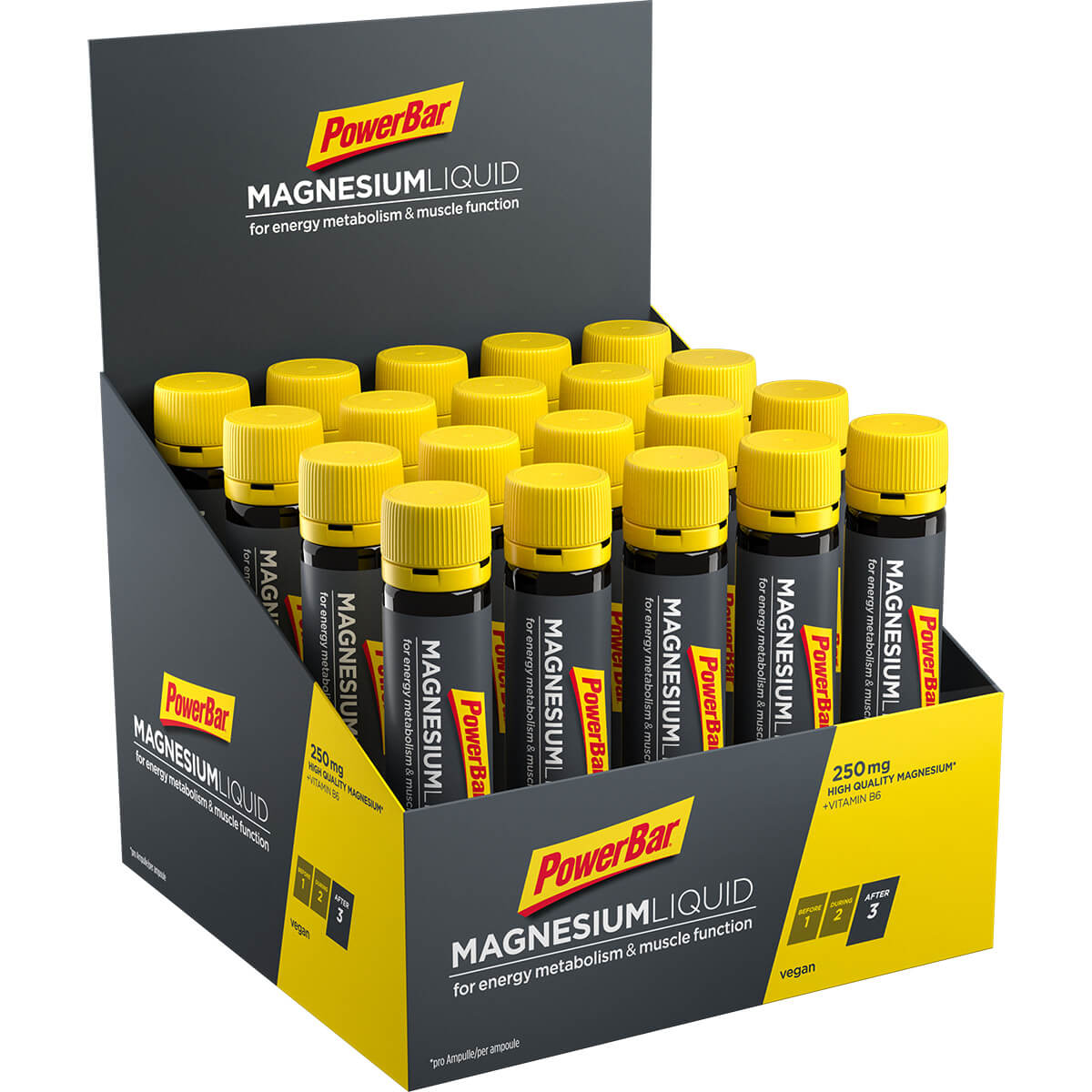 Powerbar Magnesium Liquid Ampullen mit Vitamin B6 flüssig