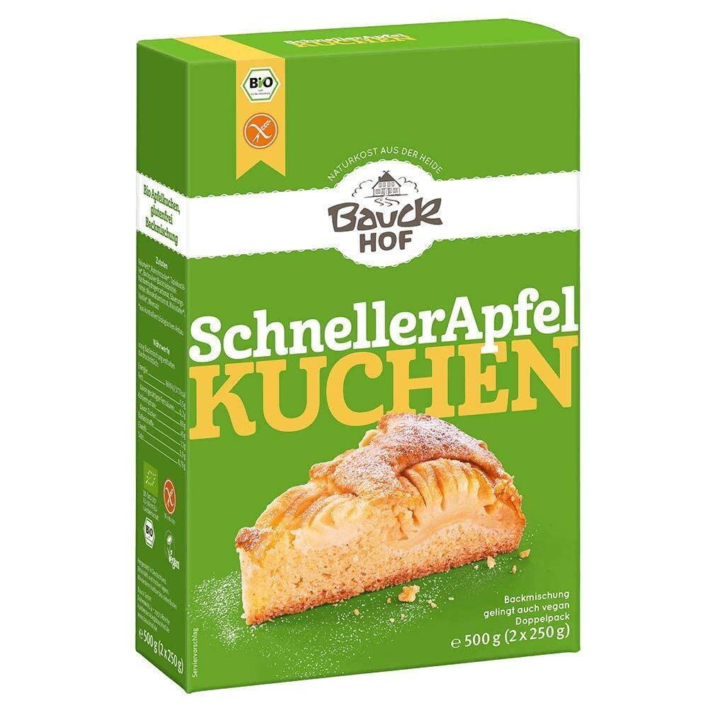 Bauckhof Apfelkuchen-Backmischung, glutenfrei (500g)Bio Bauckhof Apfelkuchen-Backmischung, glutenfrei (500g)Bio