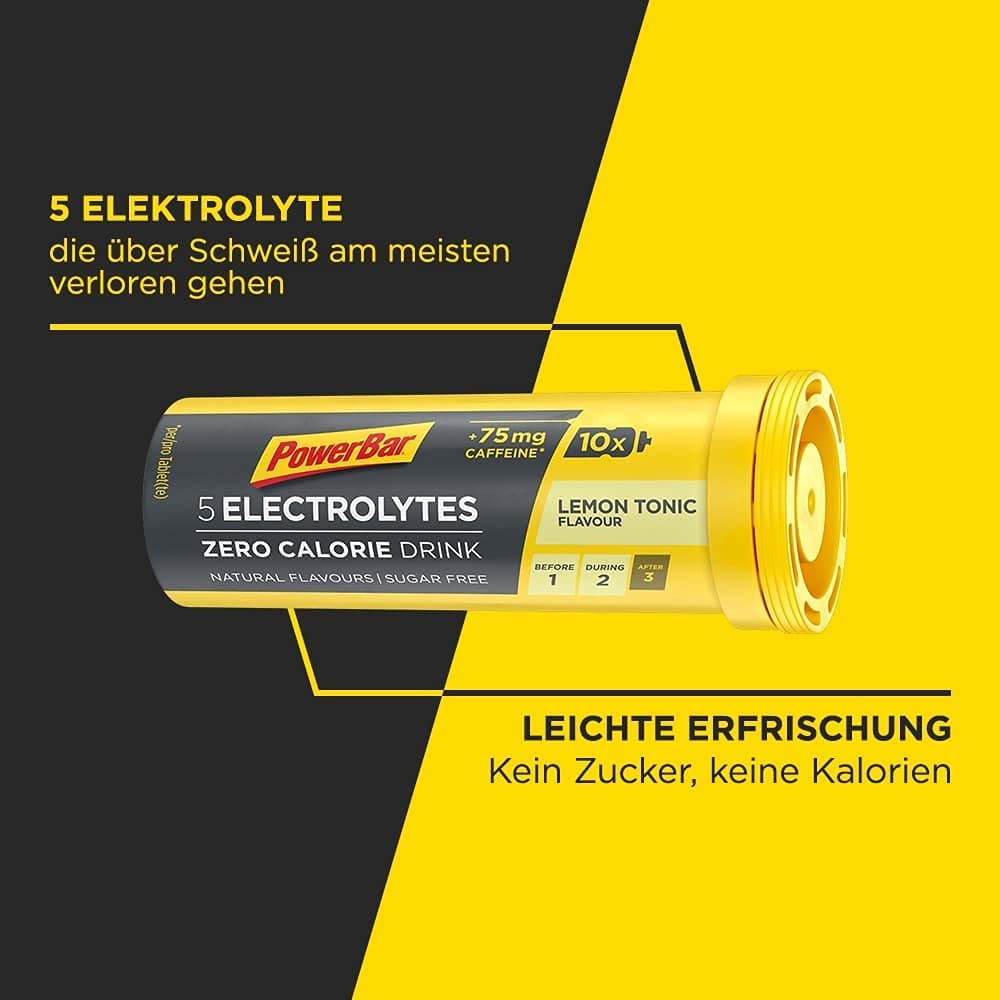 Powerbar 5 Electrolytes 12x 10 Tabs Powerbar 5 Electrolytes 12x 10 Tabs