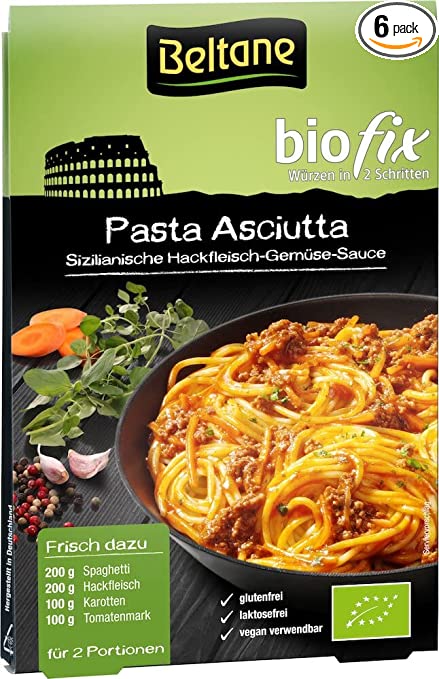 Beltane Biofix Pasta Asciutta (6 x 29,80 gr)