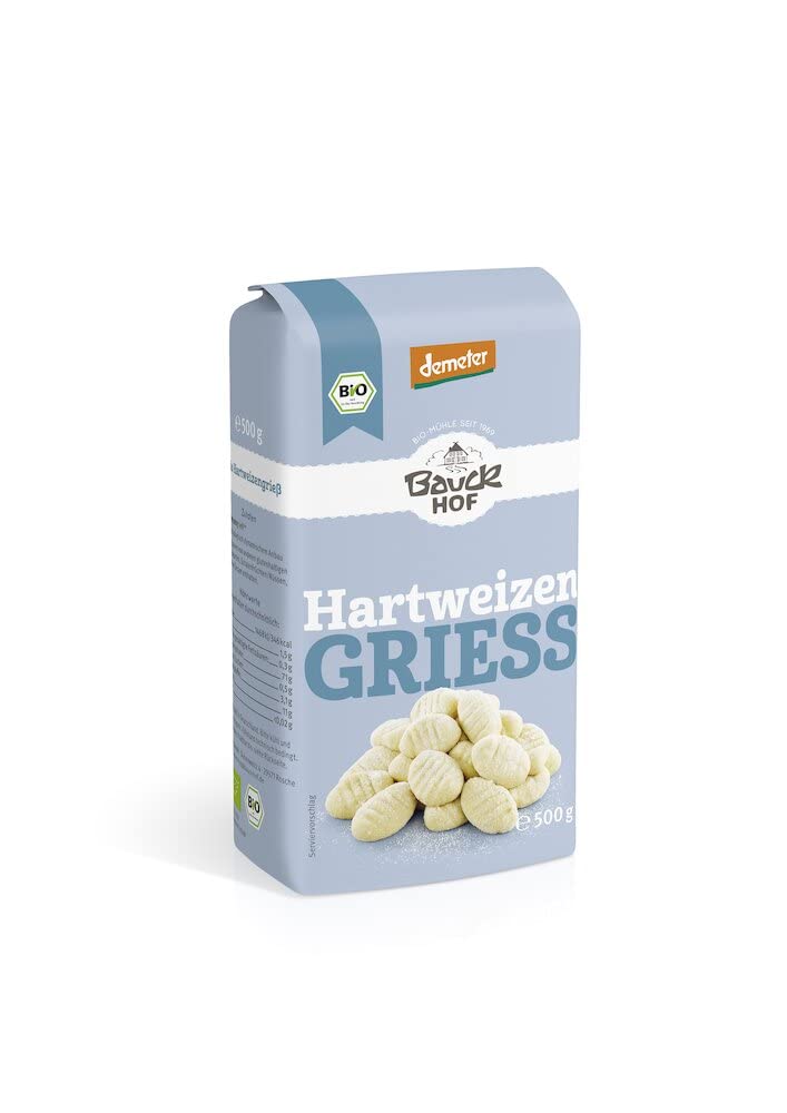 Bauckhof Bio Hartweizen Grieß (2x500g)