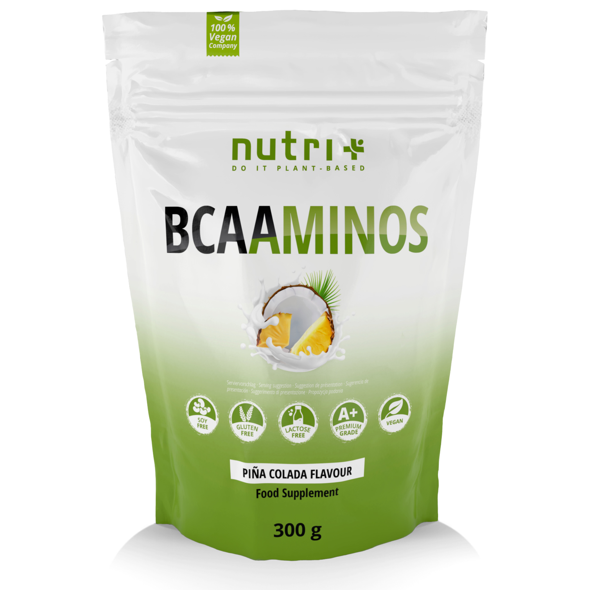 Nutri+ BCAA Aminosäuren Complex hochdosiert Flavor (600g) Nutri+ BCAA Aminosäuren Complex hochdosiert Flavor (600g)
