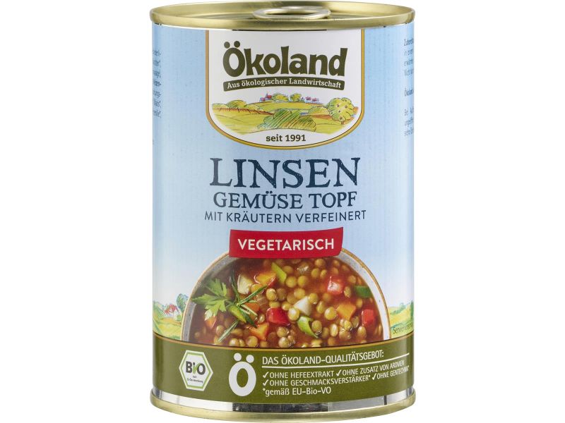 ÖKOLAND Linsensuppe (6 x 400 g)