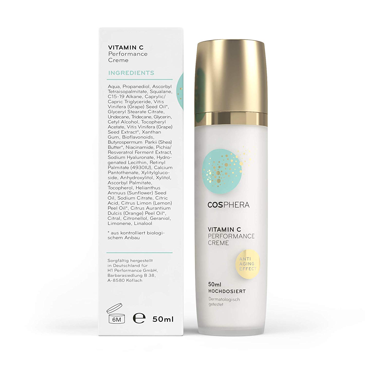 Cosphera - Vitamin C Performance Creme 50 ml Cosphera - Vitamin C Performance Creme 50 ml