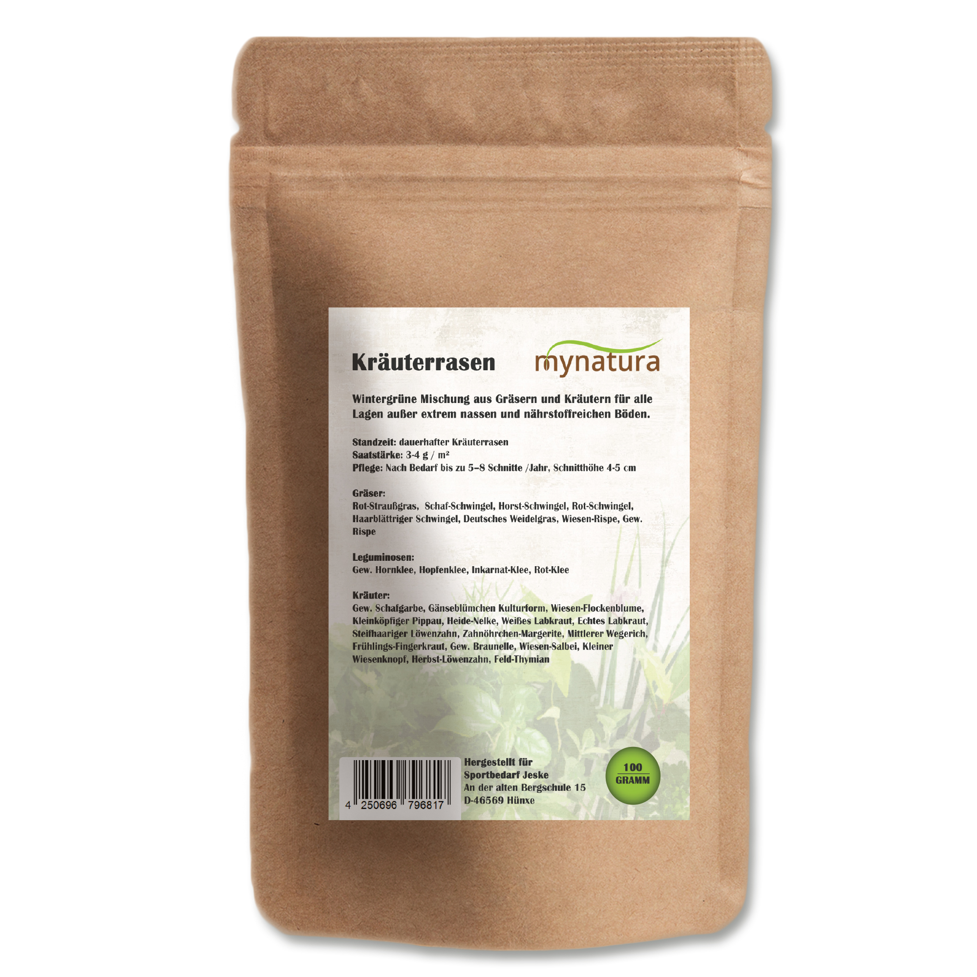 Mynatura Kräuterrasen Wintergrüne Mischung 100g