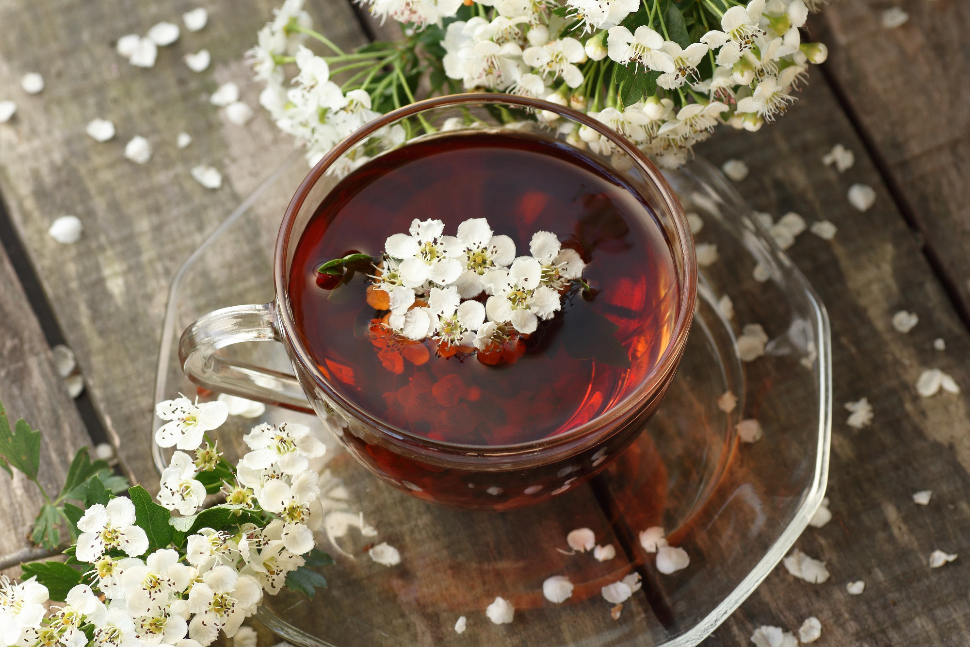 Mynatura BIO Weissdorn Tee (Weissdornblätter mit Blüten geschnitten)
