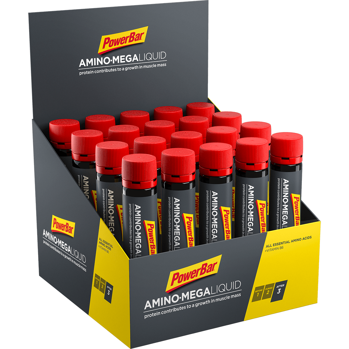 PowerBar Amino Mega Liquid aminosäuren ampullen  20 x 25ml