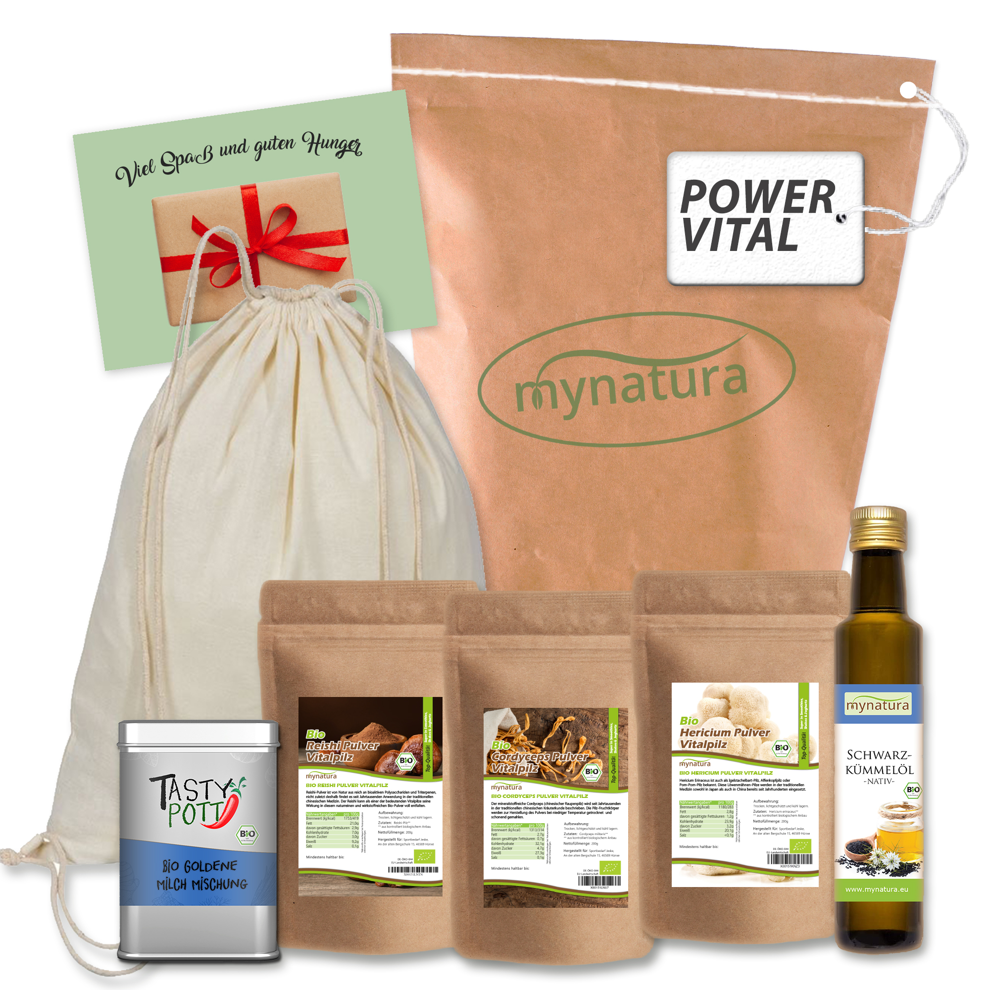 Mynatura Bio Power Vital Set - Für eine natürliche Nahrungsergänzung Mynatura Bio Power Vital Set - Für eine natürliche Nahrungsergänzung