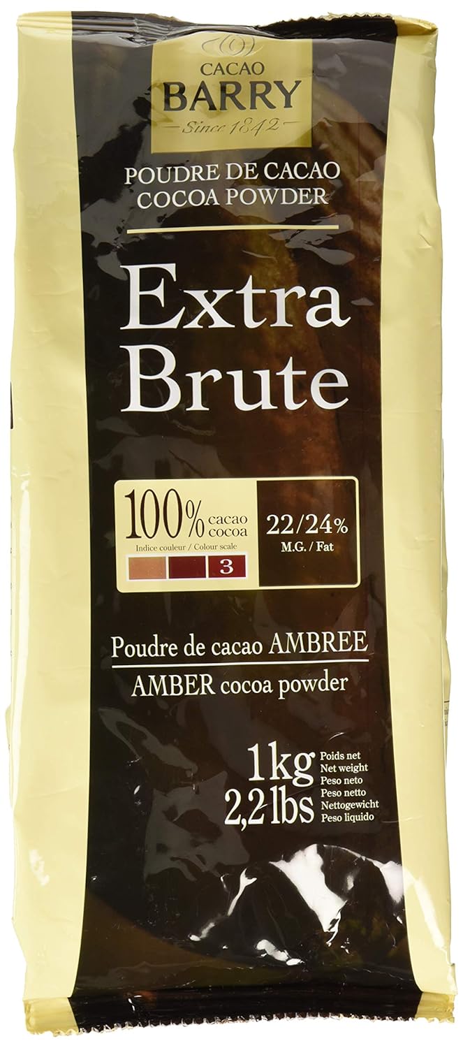 71X0ww23xlL-_SL1500_ CALLEBAUT Cacao Barry Kakaopulver Extra Brute (2x1Kg)
