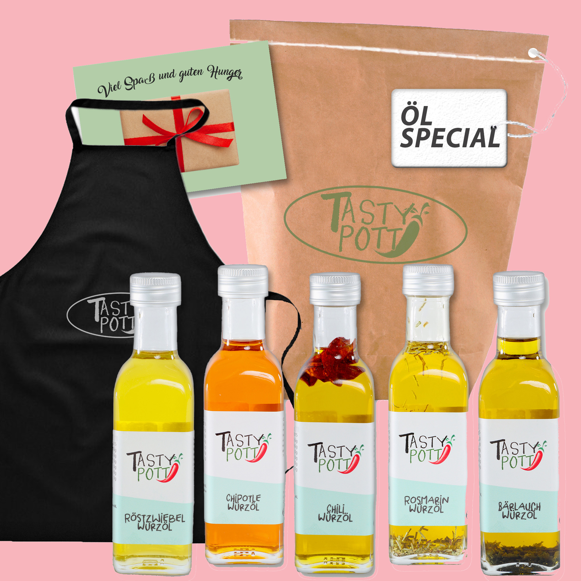 Öl Geschenkset - Sets Geschenkideen für alle Kochen lieben | Tasty Pott