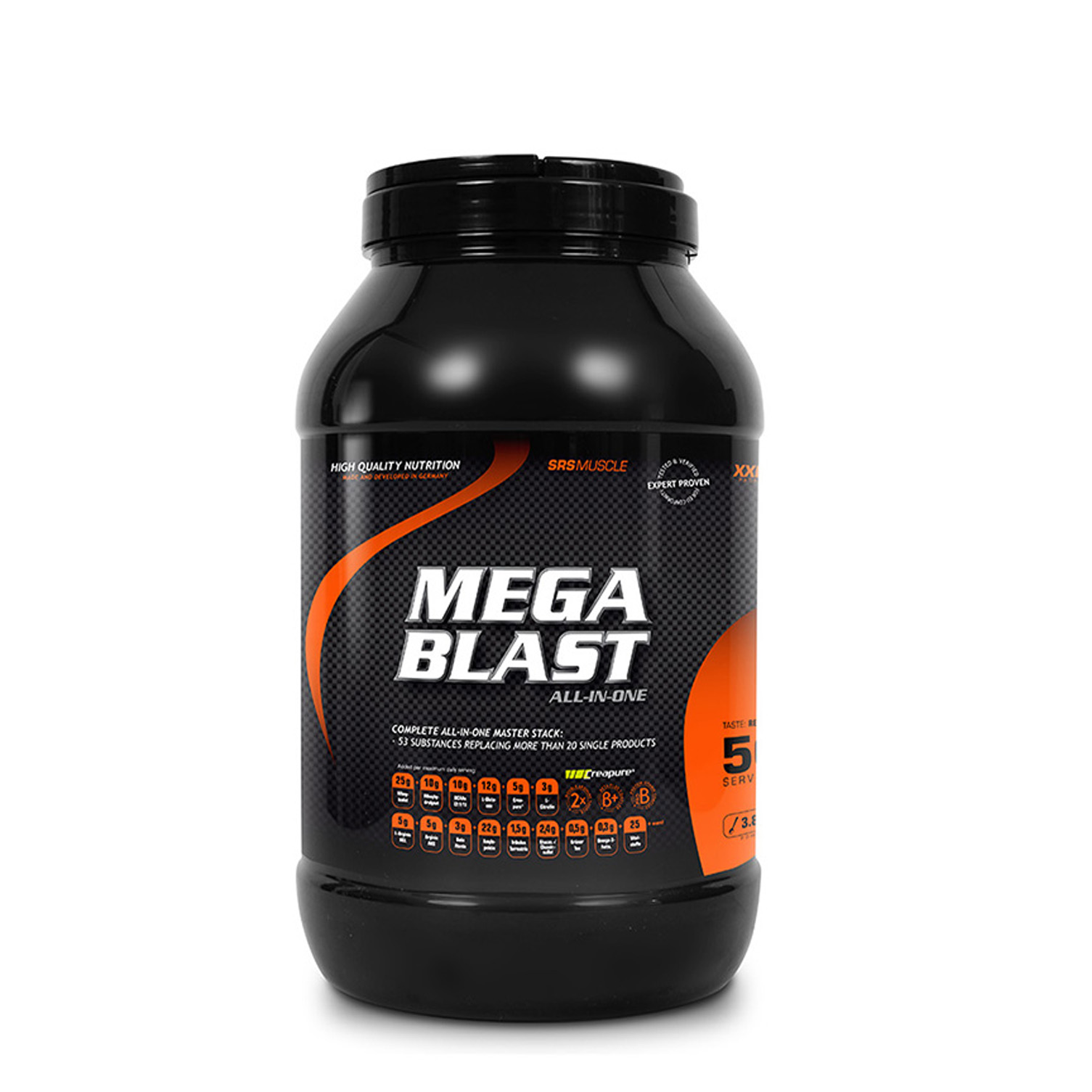 SRS Muscle Mega Blast All-in-one Red Berry 3800 g Dose