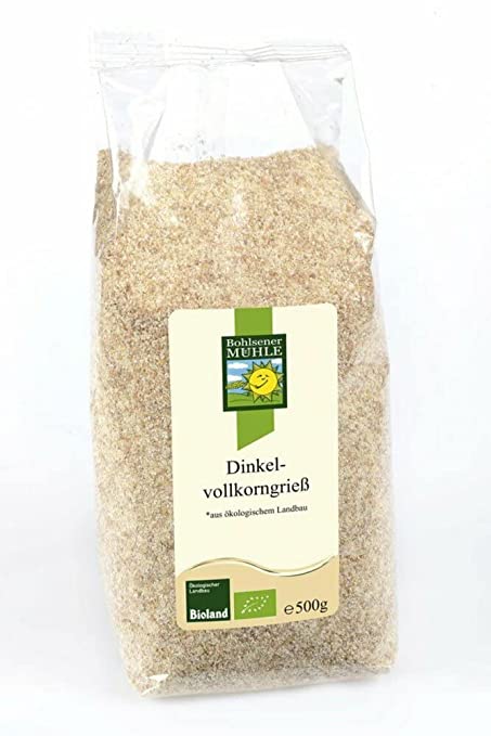 Bohlsener Mühle Bio Dinkelvollkorngrieß 500g Bohlsener Mühle Bio Dinkelvollkorngrieß 500g