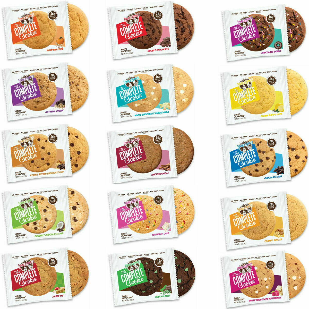 Lenny & Larry The Complete Cookie 12 x 113g Box Lenny & Larry The Complete Cookie 12 x 113g Box