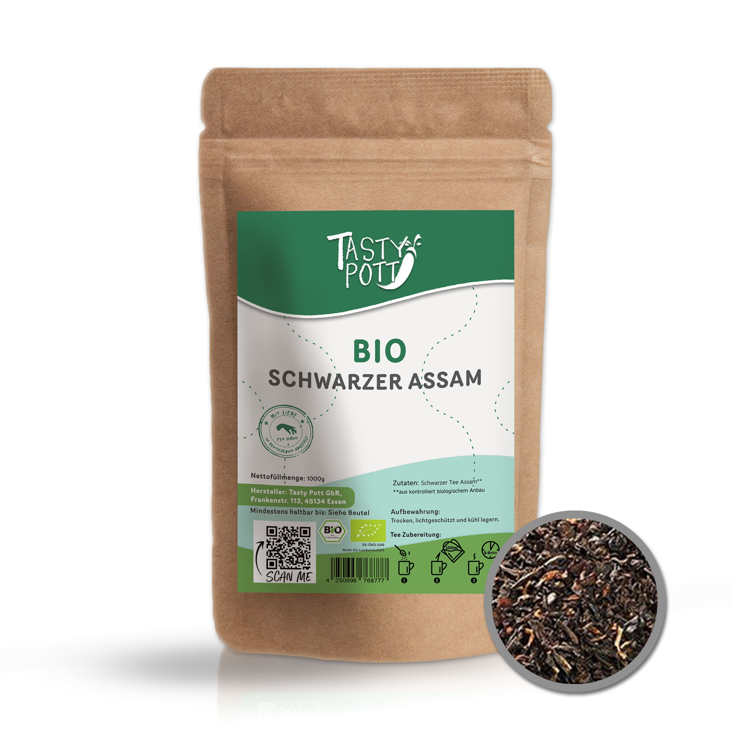 Bio Schwarzer Assam Tee