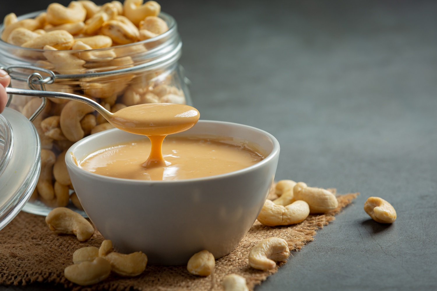 Bio Cashewmus 500g Glas von Tasty Pott