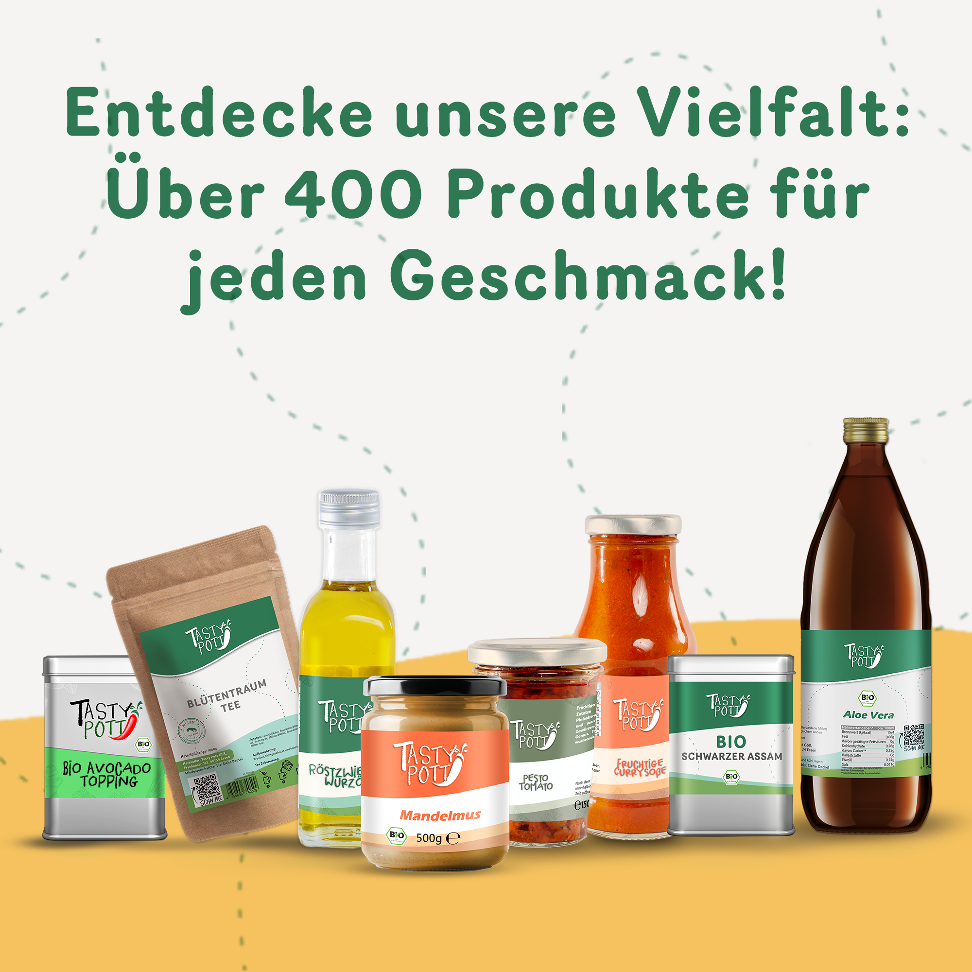 Tasty Pott Bio Cashewkerne, ganz 1Kg