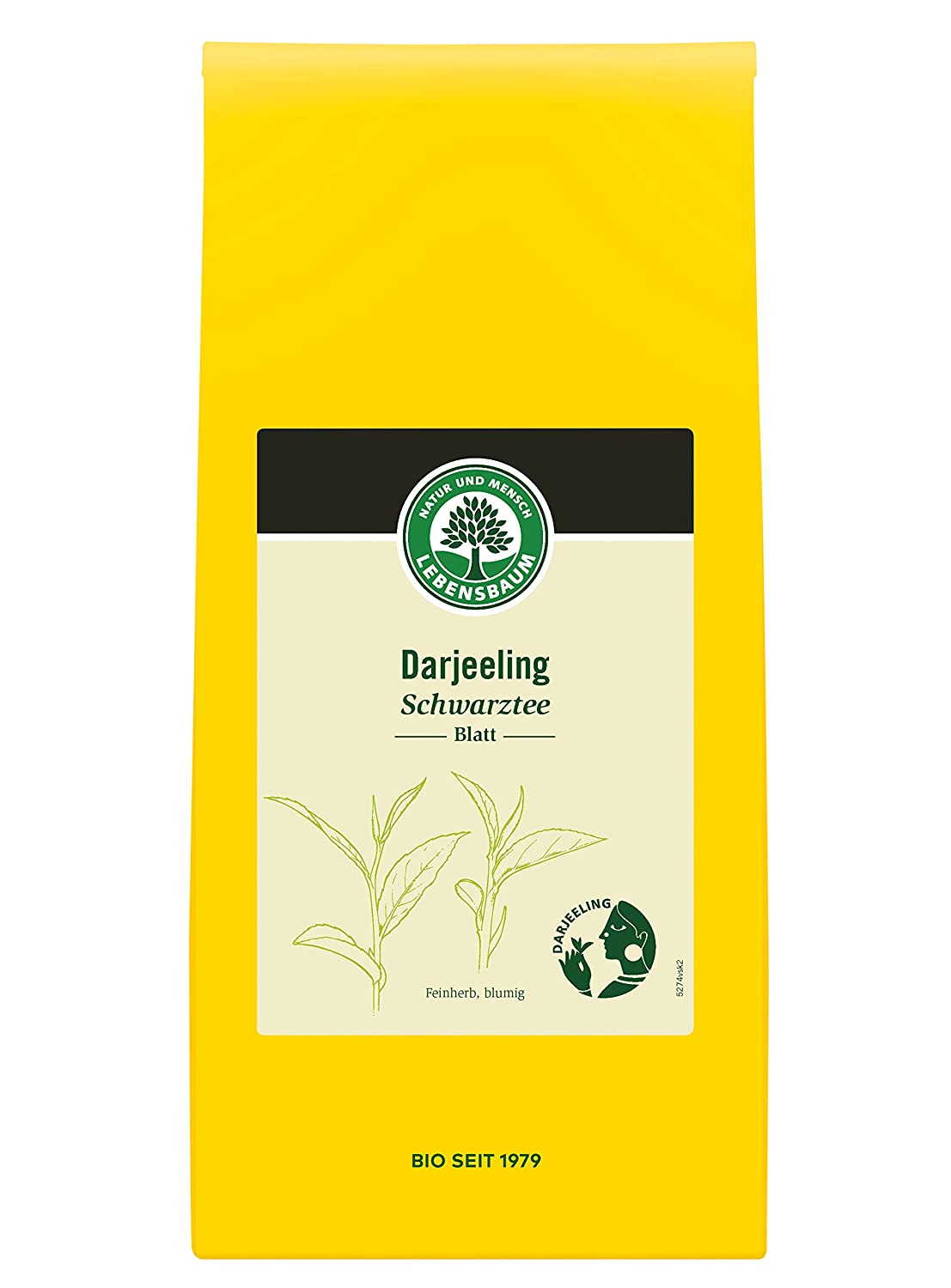 Lebensbaum Darjeeling Schwarztee, 1000 g Lebensbaum Darjeeling Schwarztee, 1000 g