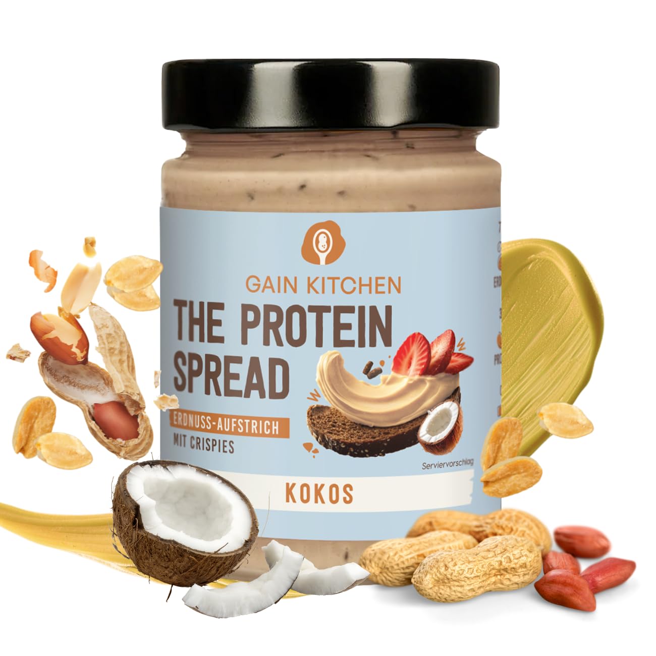 Gain Kitchen Erdnussbutter Protein Creme 265g Gain Kitchen Erdnussbutter Protein Creme 265g
