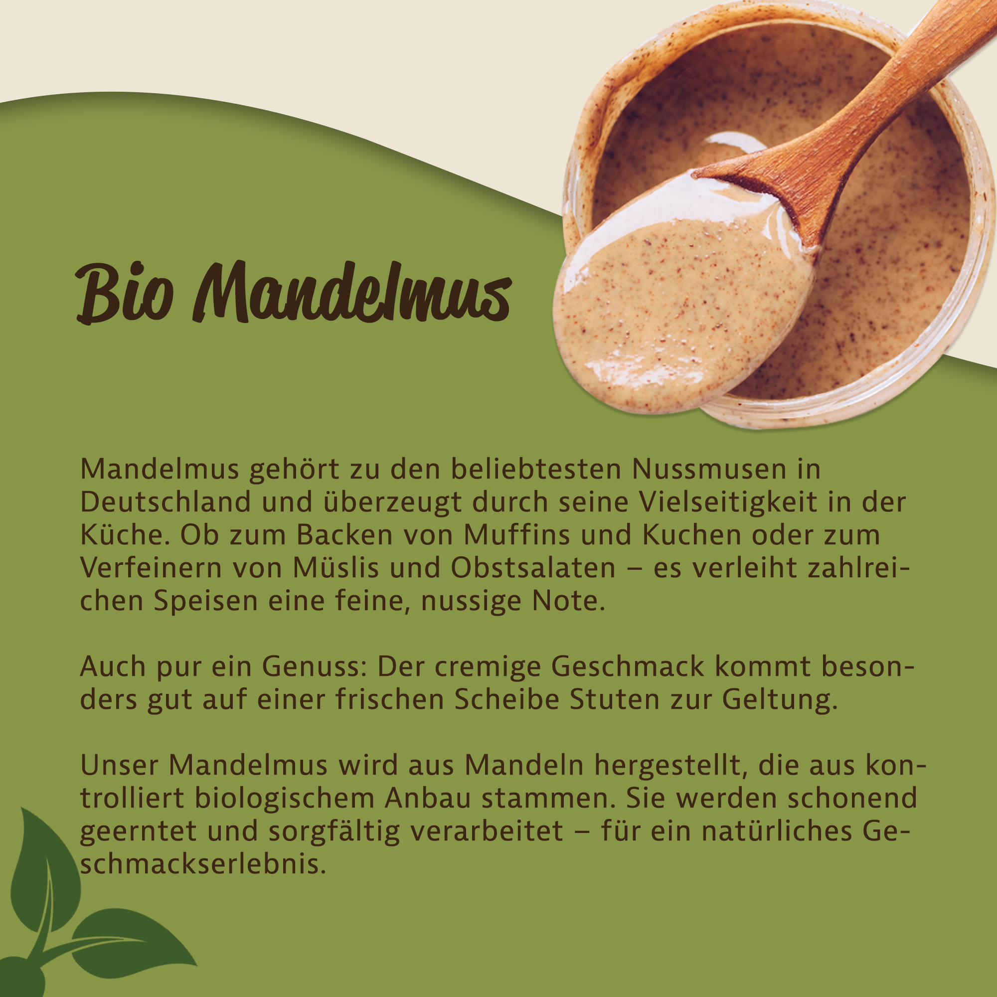 Mynatura Bio Mandelmus 500g Mynatura Bio Mandelmus 500g