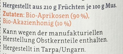 Tarpa Bio Aprikosenmus mit Akazienhonig Tarpa Bio Aprikosenmus mit Akazienhonig
