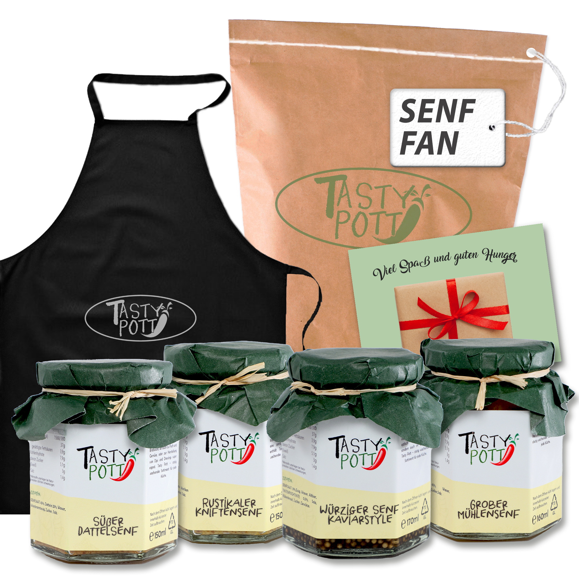 Senf Fan Geschenkset - Set für alle die Senf lieben | Tasty Pott  