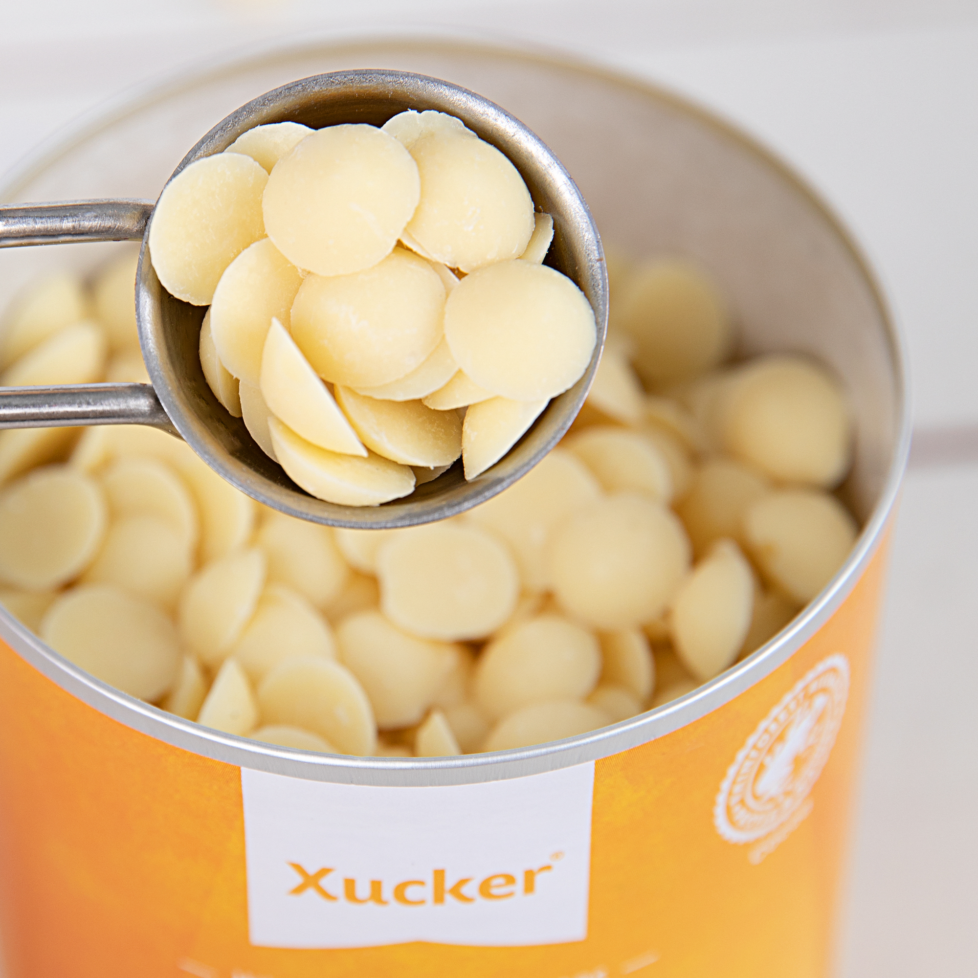 Xucker Schoko Drops weiße Schokolade 200g