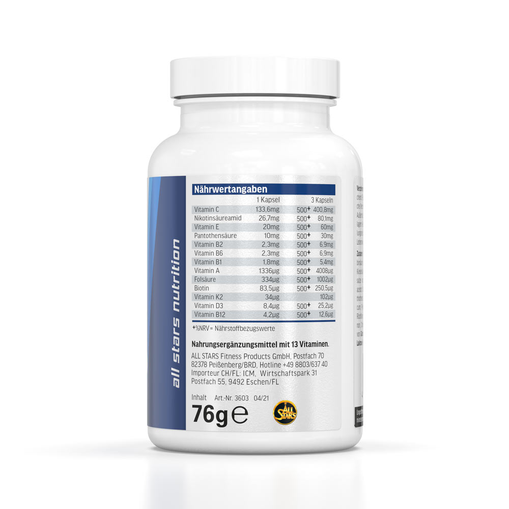 ALL STARS MULTI-VITAMIN – 90 KAPSELN