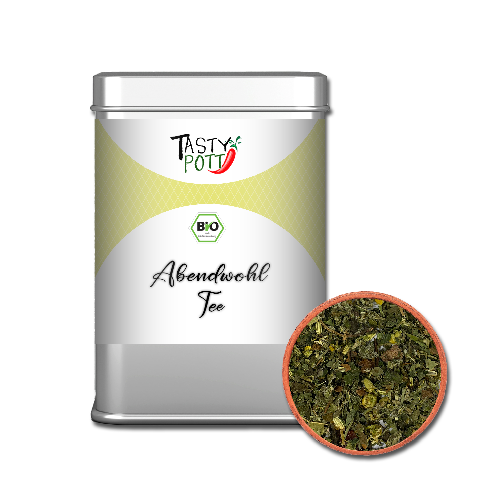 Tasty Pott Bio Abendwohl Tee 20g Dose