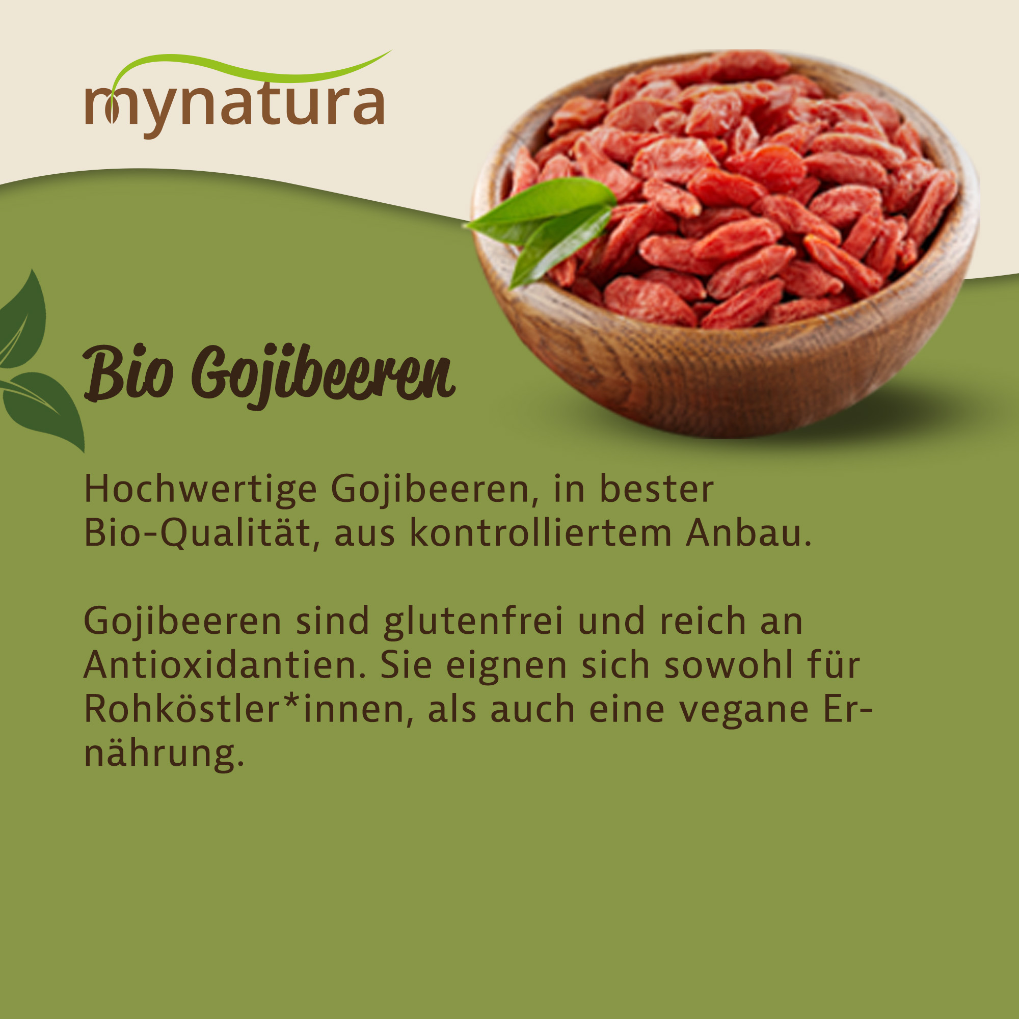 Mynatura Bio Gojibeeren 1Kg Mynatura Bio Gojibeeren 1Kg