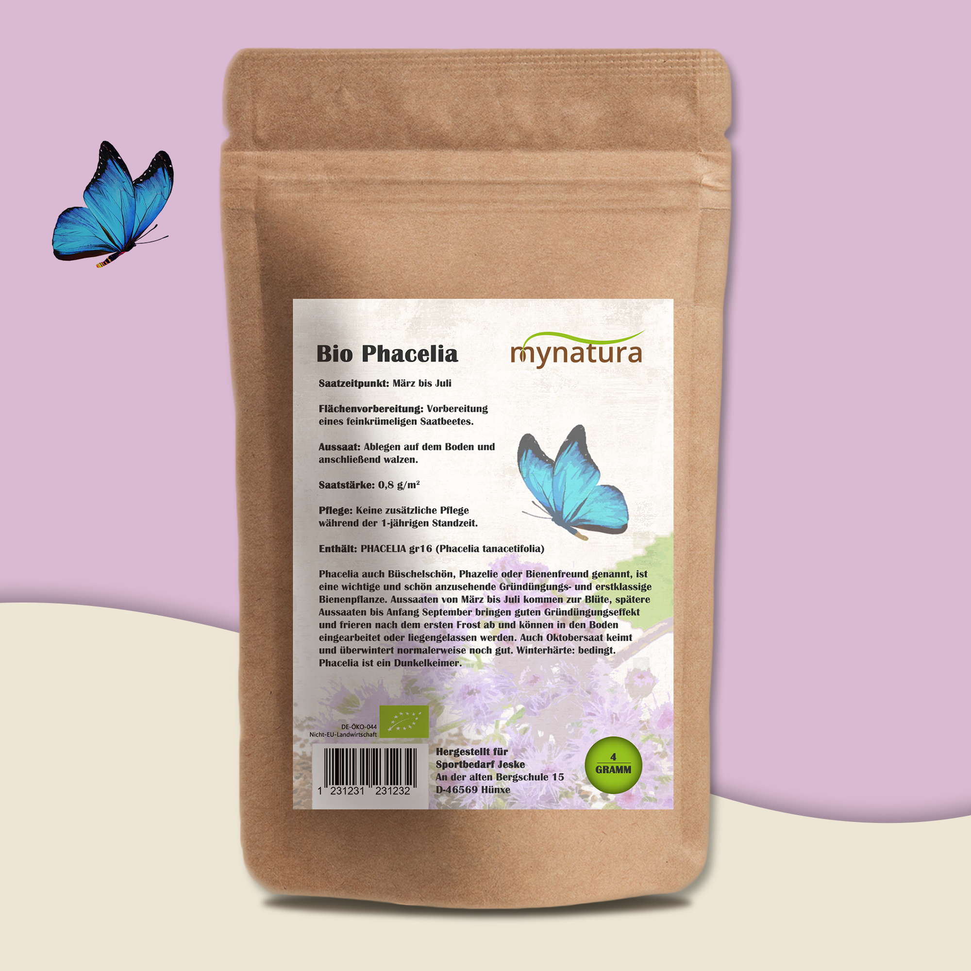 Mynatura Bio Phacelia Saatgutmischung Saatgut (4g) Mynatura Bio Phacelia Saatgutmischung Saatgut (4g)